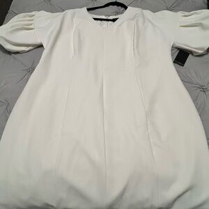 Eloquii White puff sleeve size 18 dress